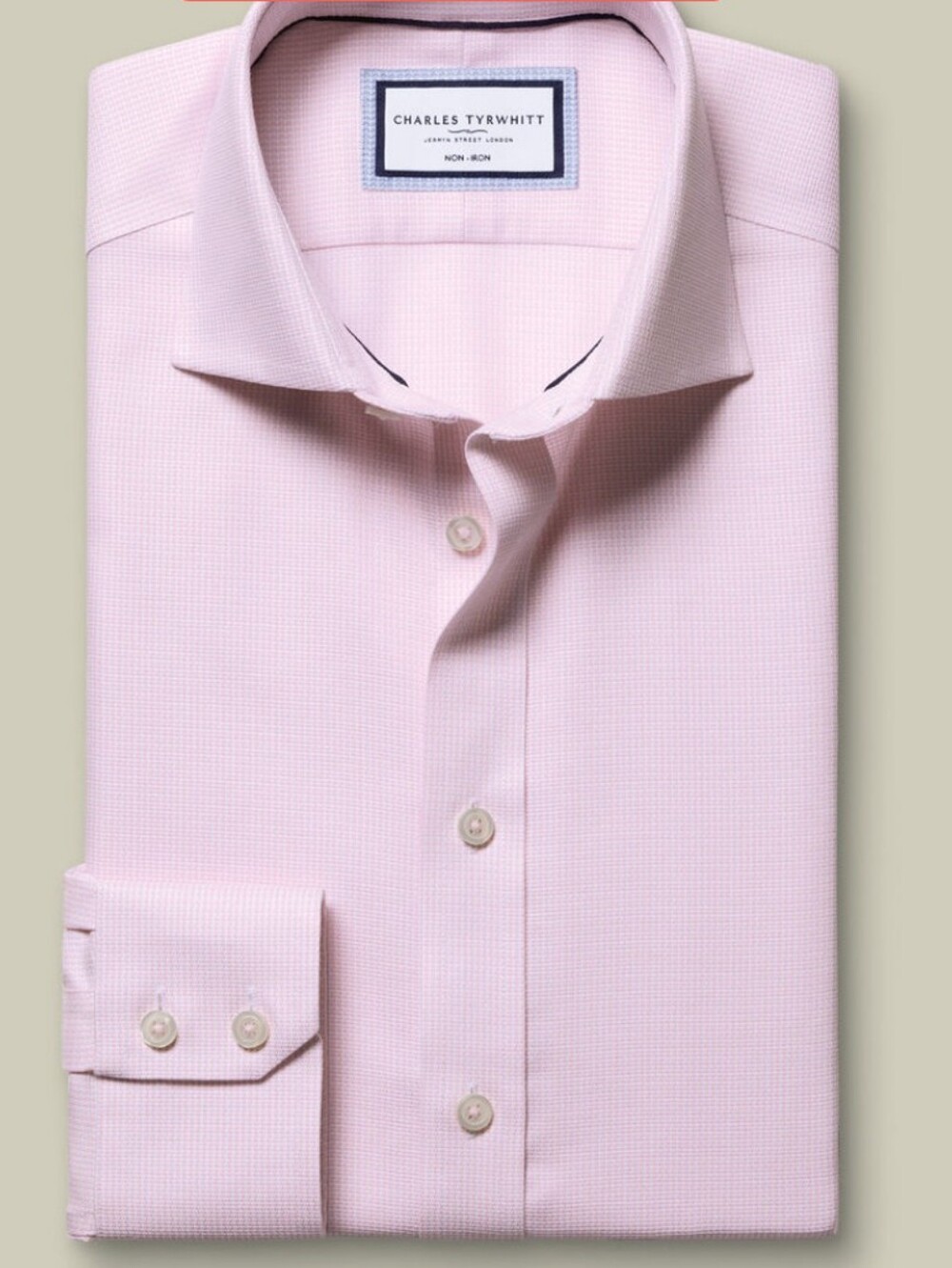 Charles Tyrwhitt Non-iron Stretch Burlington Weave Extra Slim Fit Shirt  15.5/32